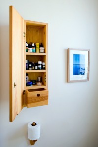 Bathroom cabinet           in pine